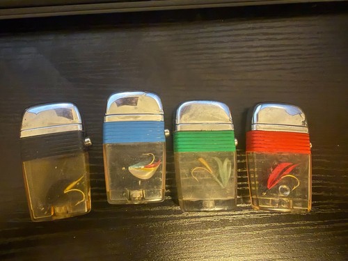 Vintage scripto lighters - vu,